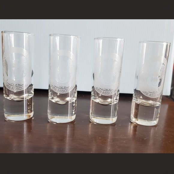 Vintage Augusta Military Academy Alumni Association Shot Glasses - Picture 1 of 6